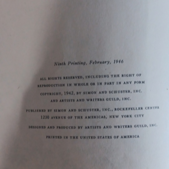 Nursery Songs A LITTLE GOLDEN BOOK 9TH Edition February 1946 - Picture 7 of 8